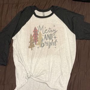 3/4 Sleeve Xmas shirt